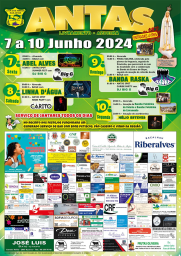 Cartaz Festas de Antas 2024 - Azueira