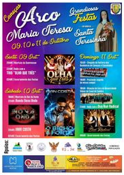 Cartaz Festas de Arco Maria Teresa 2026 - Caneças
