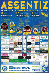 Cartaz Festas de Assentiz 2024 - Rio Maior