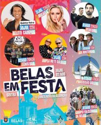 Cartaz Festas de Belas 2026 - Belas