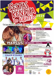 Cartaz Festas de Benfica do Ribatejo 2024 - Almeirim