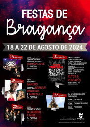 Cartaz Festas de Bragança 2024 - Bragança