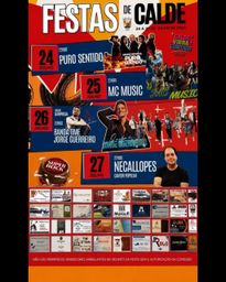 Cartaz Festas de Calde 2026 - Calde