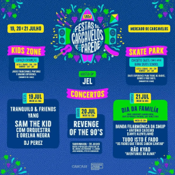 Cartaz Festas de Carcavelos e Parede 2024 - Cascais