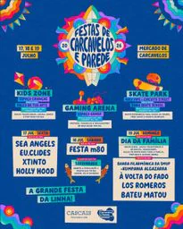 Cartaz Festas de Carcavelos e Parede 2026 - Carcavelos