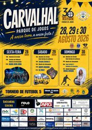 Cartaz Festas de Carvalhal 2026 - Carvalhal