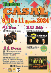 Cartaz Festas de Casal 2024 - Ribafeita