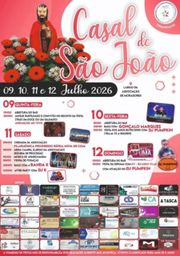 Cartaz Festas de Casal de São João 2026 - Casal de São João