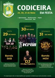 Cartaz Festas de Codiceira 2026 - Codiceira