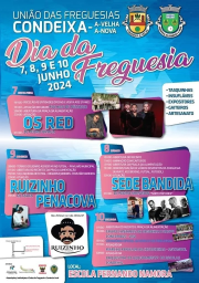 Cartaz Festas de Condeixa 2024 - Coimbra