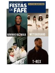 Cartaz Festas de Fafe 2026 - Fafe