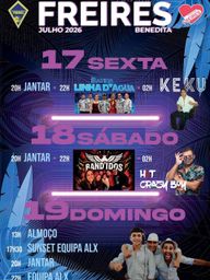 Cartaz Festas de Freires 2026 - Benedita
