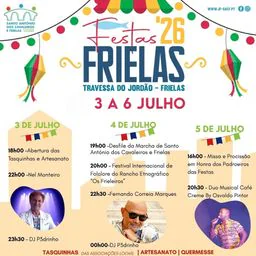 Cartaz Festas de Frielas 2026 - Frielas