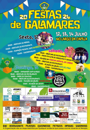 Cartaz Festas de Galamares 2024 - Sintra