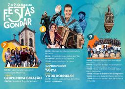 Cartaz Festas de Gondar 2026 - Gondar