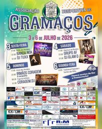 Cartaz Festas de Gramaços 2026 - Gramaços