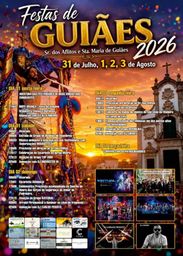 Cartaz Festas de Guiães 2026 - Guiães