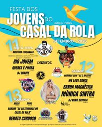 Cartaz Festas de Jovens do Casal da Rola 2026 - Louriçal