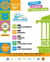 Cartaz Festas de Linda-a-Velha 2026 - Linda-a-Velha