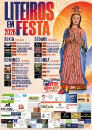 Cartaz Festas de Liteiros 2026 - Liteiros