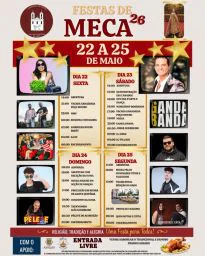 Cartaz Festas de Meca 2026 - Meca