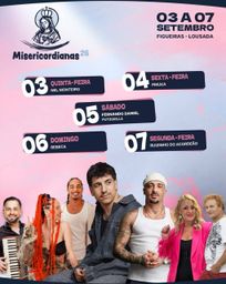 Cartaz Festas de Misericordianas 2026 - Figueiras