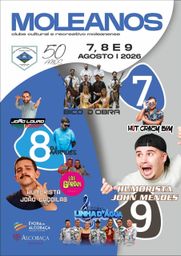 Cartaz Festas de Moleanos 2026 - Alcobaça
