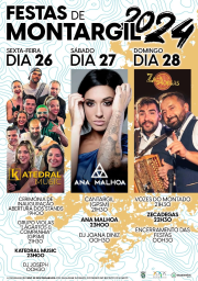 Cartaz Festas de Montargil 2024 - Montargil