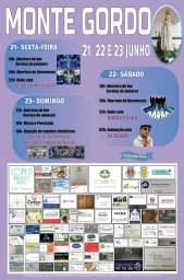 Cartaz Festas de Monte Gordo 2024 - Mafra