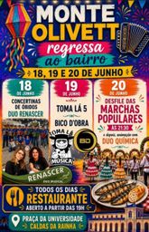 Cartaz Festas de Monte Olivett 2026 - Caldas da Rainha