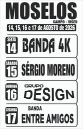 Cartaz Festas de Moselos 2026 - Moselos