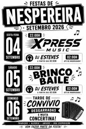 Cartaz Festas de Nespereira 2026 - Nespereira