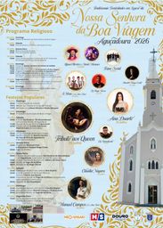 Cartaz Festas de Nossa Senhora da Boa Viagem 2026 - Aguçadoura