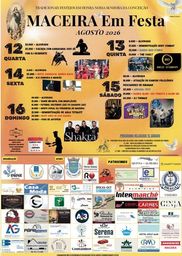 Cartaz Festas de Nossa Senhora da Conceição 2026 - Maceira