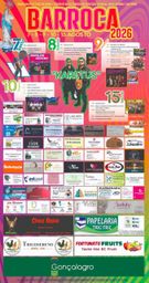 Cartaz Festas de Nossa Senhora da Conceição da Rocha 2026 - Barroca