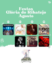 Cartaz Festas de Nossa Senhora da Glória 2024 - Glória do Ribatejo