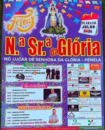 Cartaz Festas de Nossa Senhora da Glória 2026 - Penela