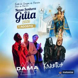Cartaz Festas de Nossa Senhora da Guia 2026 - Paços de Ferreira