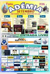 Cartaz Festas de Nossa Senhora da Luz 2026 - Adémia