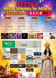 Cartaz Festas de Nossa Senhora da Piedade 2026 - Zebreira