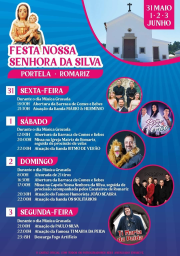 Cartaz Festas de Nossa Senhora da Silva 2024 - Portela