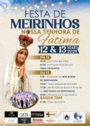Cartaz Festas de Nossa Senhora de Fátima 2026 - Meirinhos