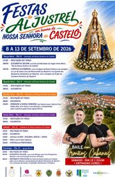 Cartaz Festas de Nossa Senhora do Castelo 2026 - Aljustrel