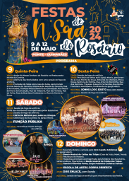 Cartaz Festas de Nossa Senhora do Rosário 2024 - Ponte