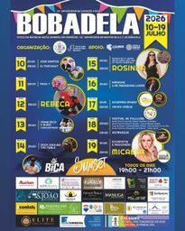 Cartaz Festas de Nossa Senhora dos Remédios 2026 - Bobadela