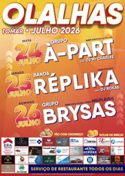 Cartaz Festas de Olalhas 2026 - Olalhas