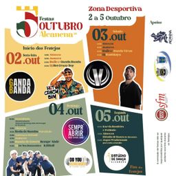 Cartaz Festas de Outubro 2026 - Alcanena