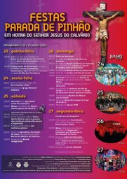 Cartaz Festas de Parada de Pinhão 2026 - Parada de Pinhão