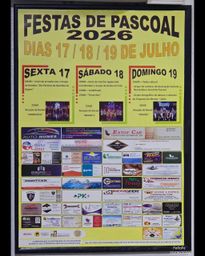 Cartaz Festas de Pascoal 2026 - Pascoal