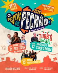 Cartaz Festas de Pechão 2026 - Pechão
